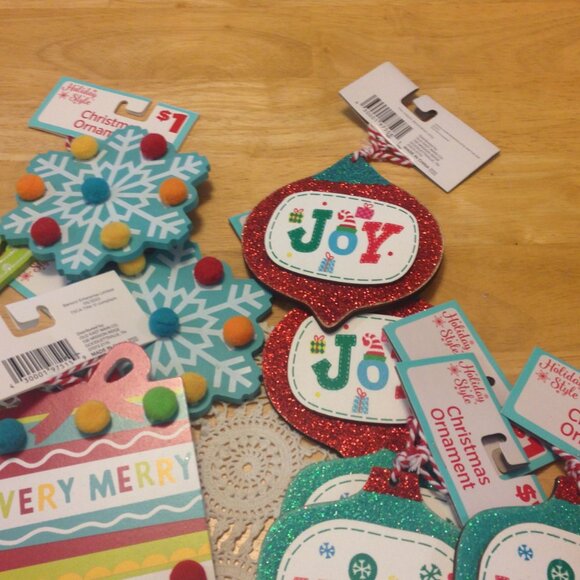 Colorful Christmas Ornaments bundle, cherry and bright - Picture 2 of 6